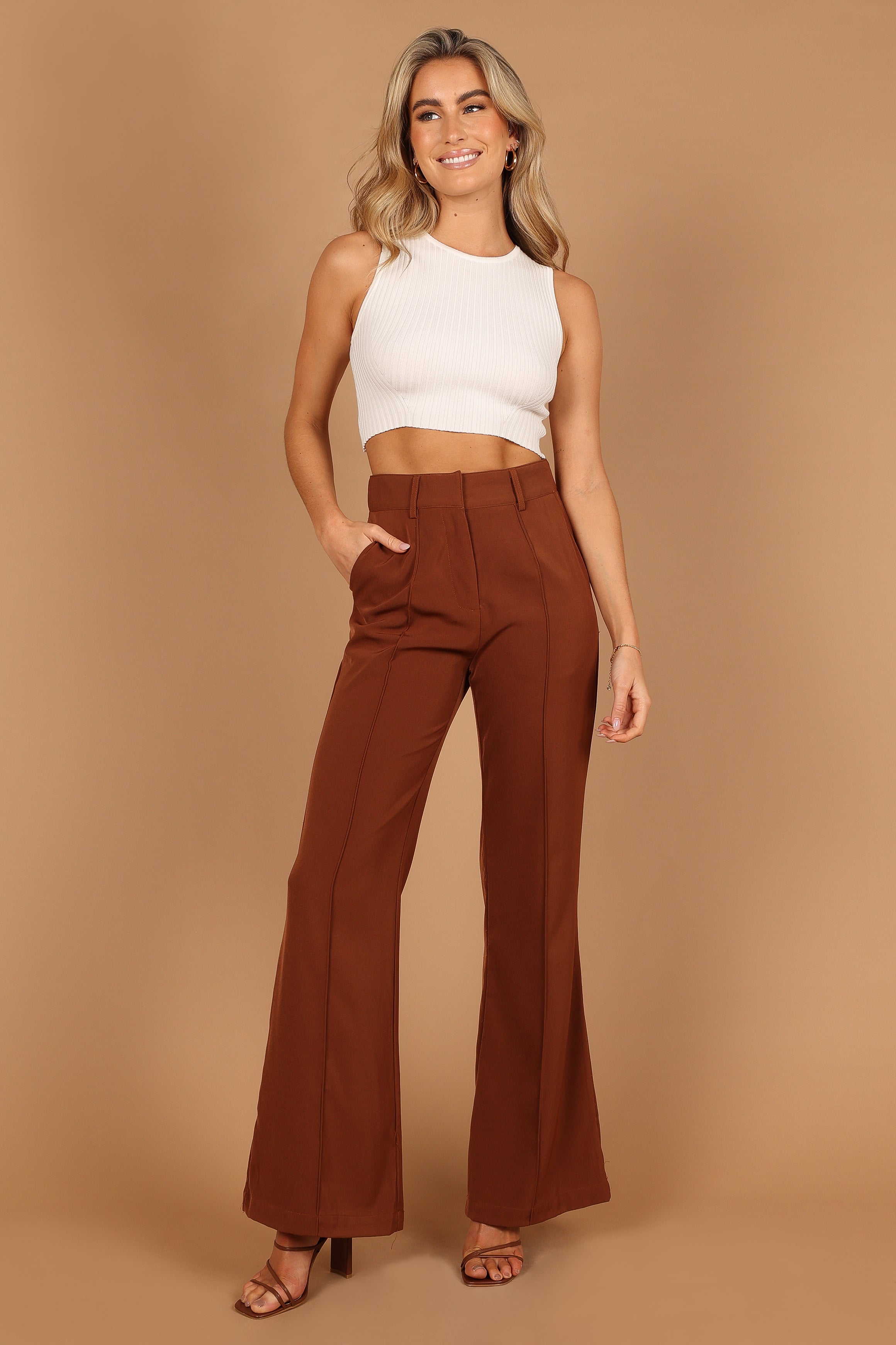Burland Brown Pants for Men - Comfortable Casual Trousers for Everyday Wear | Perfect for Office, Travel & Outdoor Activities