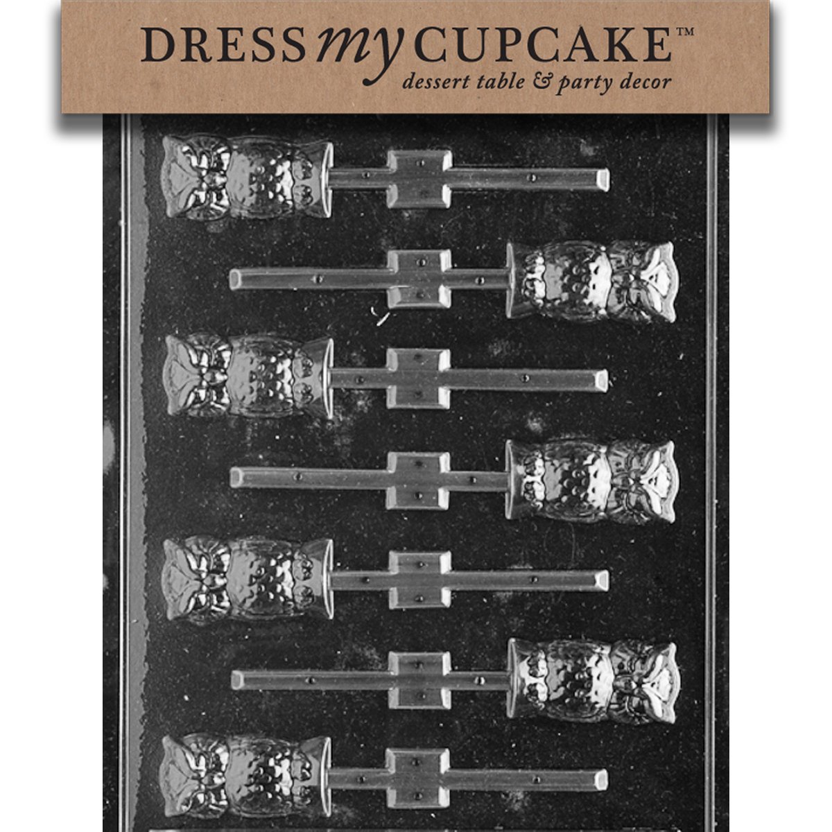 Premium Chocolate Candy Mold for Cupcakes - Owl Lollipop Silicone Mold for Halloween Treats, Baking Decorations, DIY Party Favors | Perfect for Halloween Parties, Birthday Celebrations & Holiday Baking