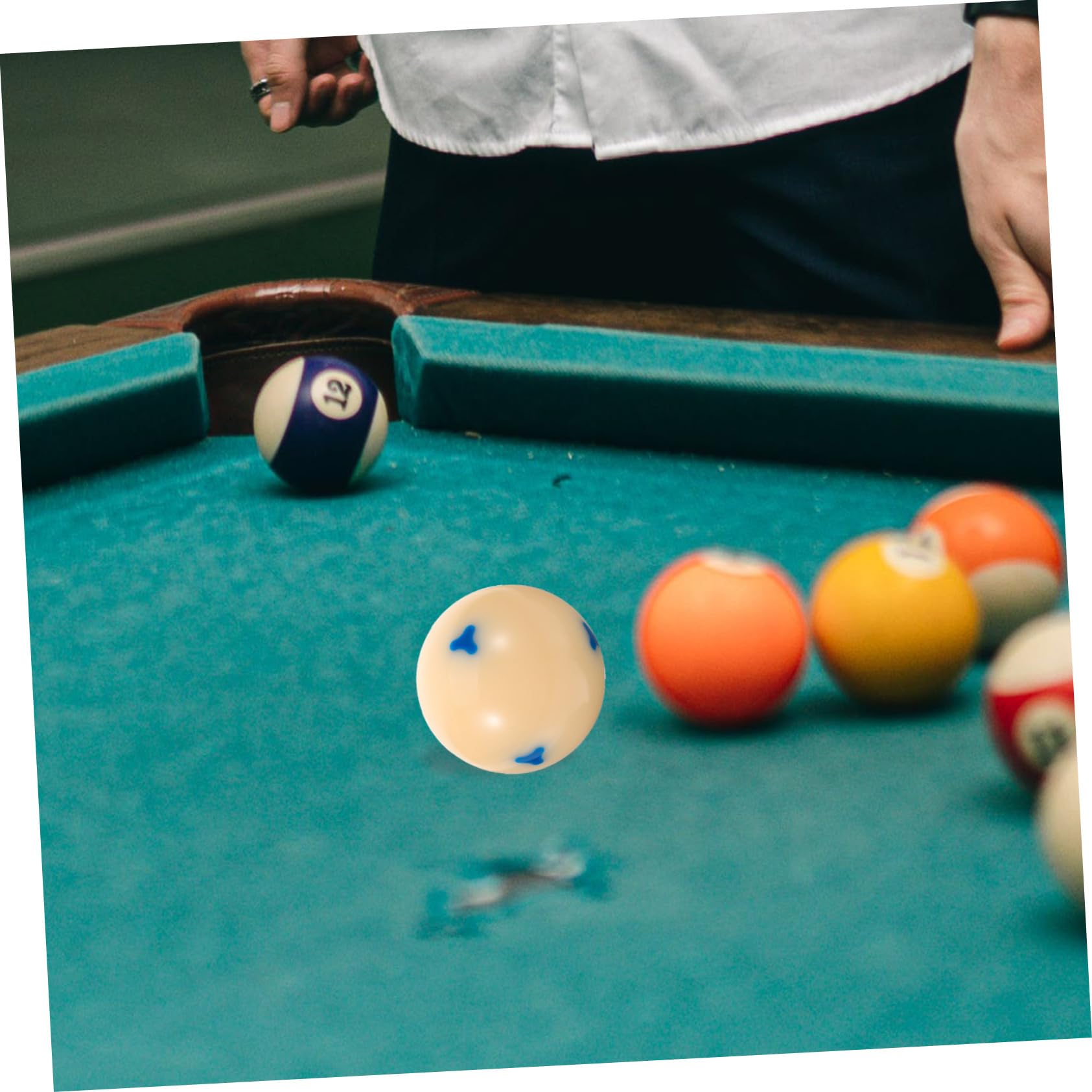 BESPORTBLE 3-Piece Pool Training Accessories Set - Billiard Balls for Pool Table, Home Game Room & Professional Practice | Perfect for Beginners, Players & Pool Halls