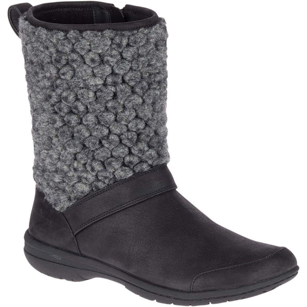 Merrell Women's Encore Kassie Tall Wool Boots - Waterproof Winter Hiking Boots for Women with Warm Wool Lining - Perfect for Snow, Cold Weather & Outdoor Adventures