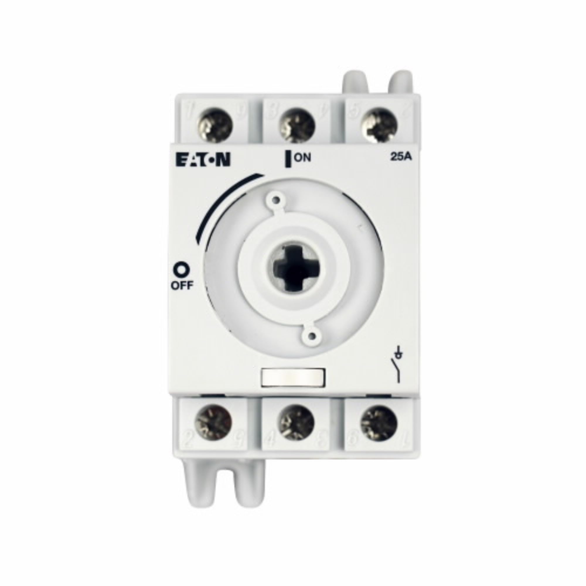 Eaton R5A3025U 25 Amp 3-Pole Non-Fused Safety Disconnect Switch - Heavy Duty Electrical Switch for Industrial Equipment, HVAC Systems & Motor Control Applications