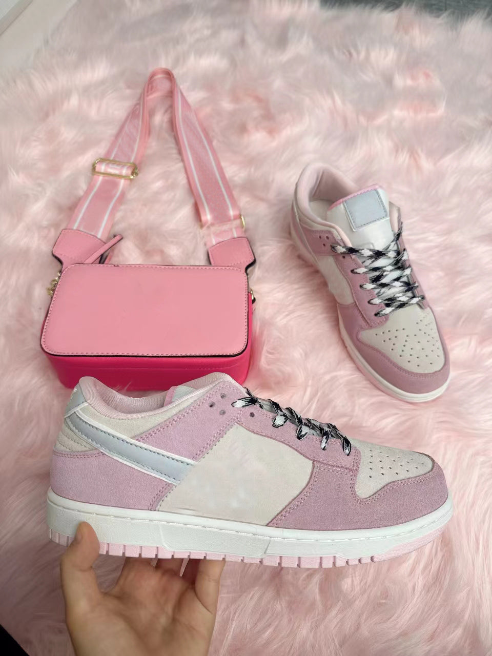 Stylish Purple Shoes & Bag Set for Women | Trendy Matching Accessories | Perfect for Casual Outings, Travel & Daily Use