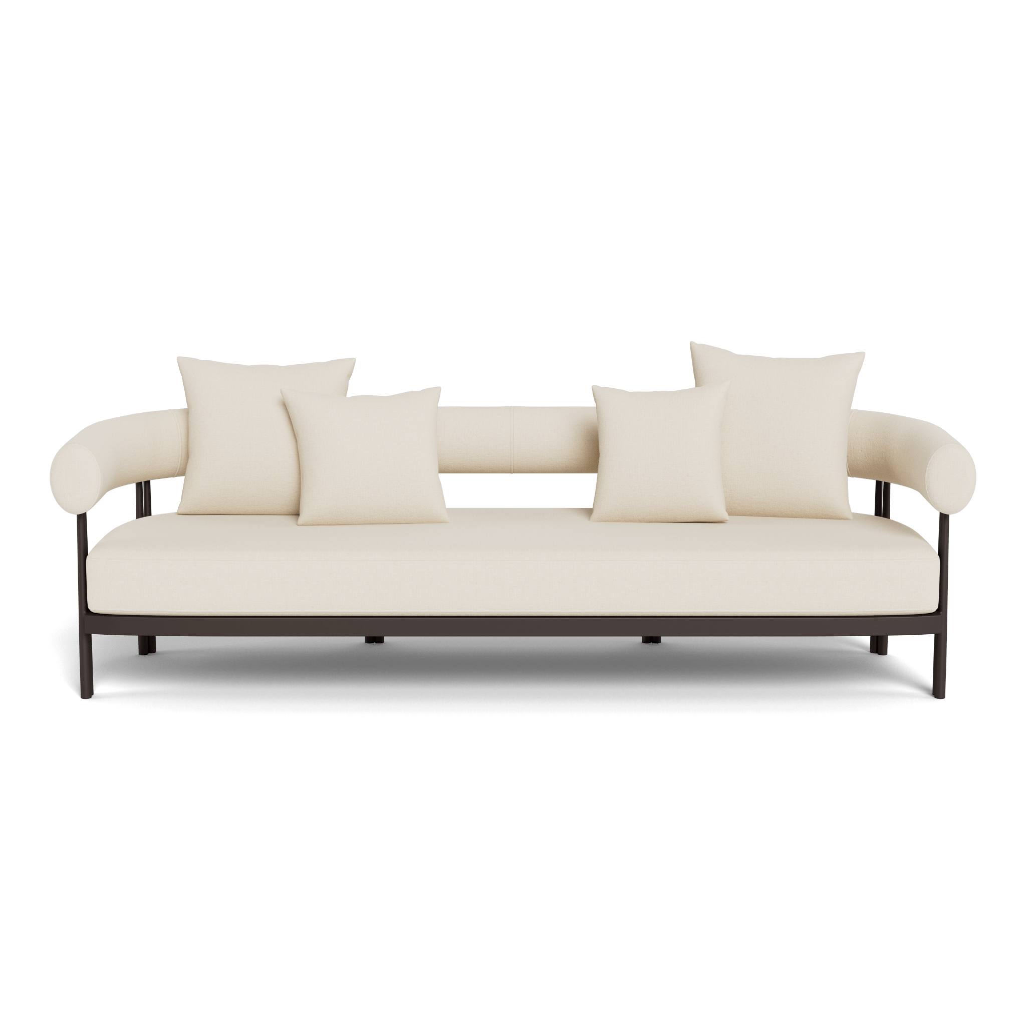 Luxury Cove 3-Seater Sofa - Modern Comfortable Sectional Couch for Living Room, Lounge & Home Theater