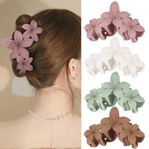 green, white, dark pink, coffee