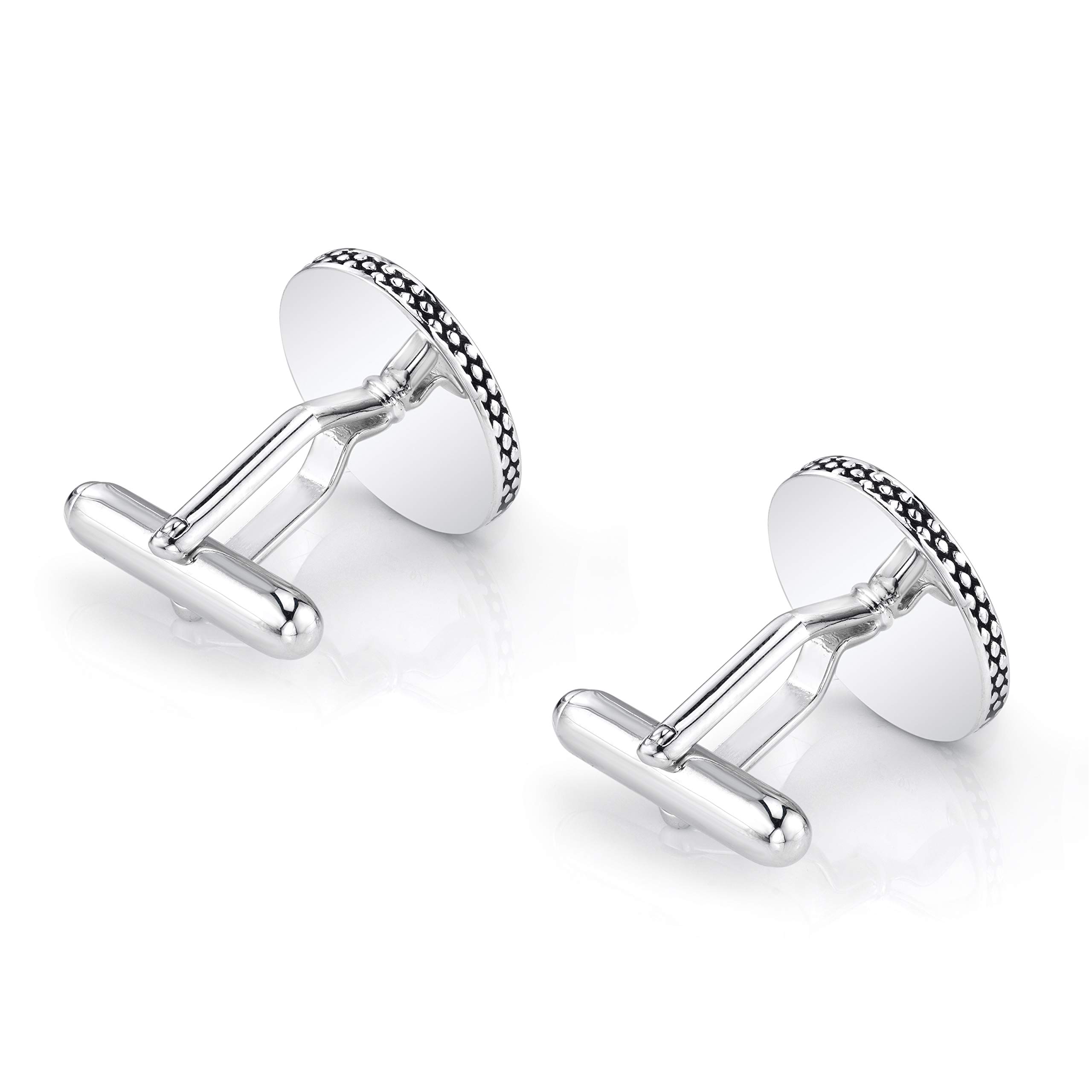 SHELBY Cobra GT500 Cufflinks for Men - Sterling Silver Snake Design Luxury Mens Jewelry Gift | Perfect Birthday, Anniversary, Wedding Present for Him | Great for Formal Events, Business Meetings & Special Occasions