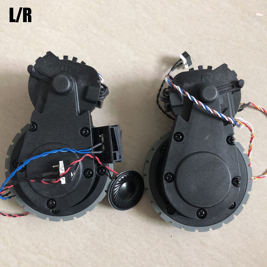 Ecovacs Deebot Ozmo-930 Robot Vacuum Replacement Wheel with Motor - Left/Right Side Engine Part for Cleaning Performance | Perfect for Home Floor Maintenance and Pet Hair Removal