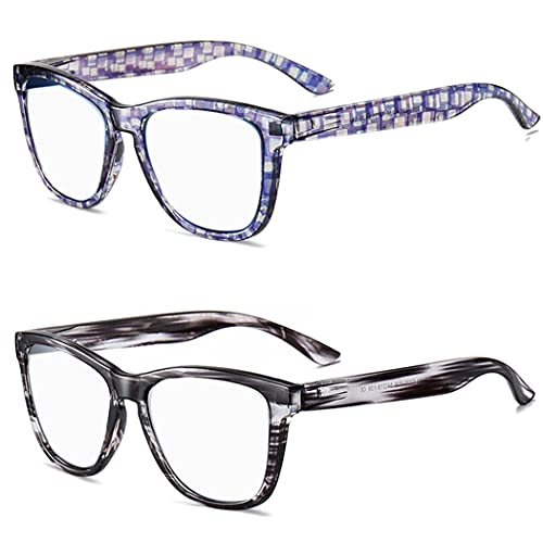 Blue Plaid/Black Stripe