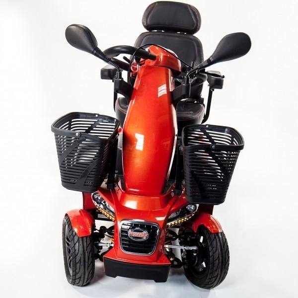 FreeRider USA FR1 4 Wheel Heavy Duty Mobility Scooter for Adults - 500 lbs Weight Capacity - Electric Powered Wheelchair for Indoor & Outdoor Use - Ideal for Shopping, Travel, and Daily Mobility Assistance