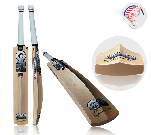 GM ICON 808 Cricket Bat - Professional Grade Willow Cricket Bat for Adults - Perfect for Cricket Matches, Training & Backyard Practice