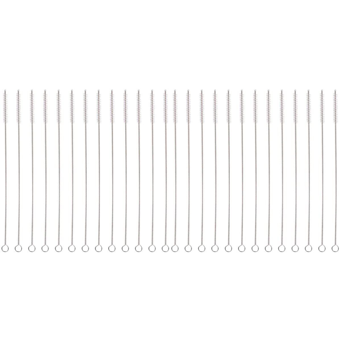 30-Pack Stainless Steel Straw Cleaning Brushes - Durable Tube Cleaners for Reusable Metal, Glass & Silicone Straws - Perfect for Home, Office, Travel & Eco-Friendly Lifestyle