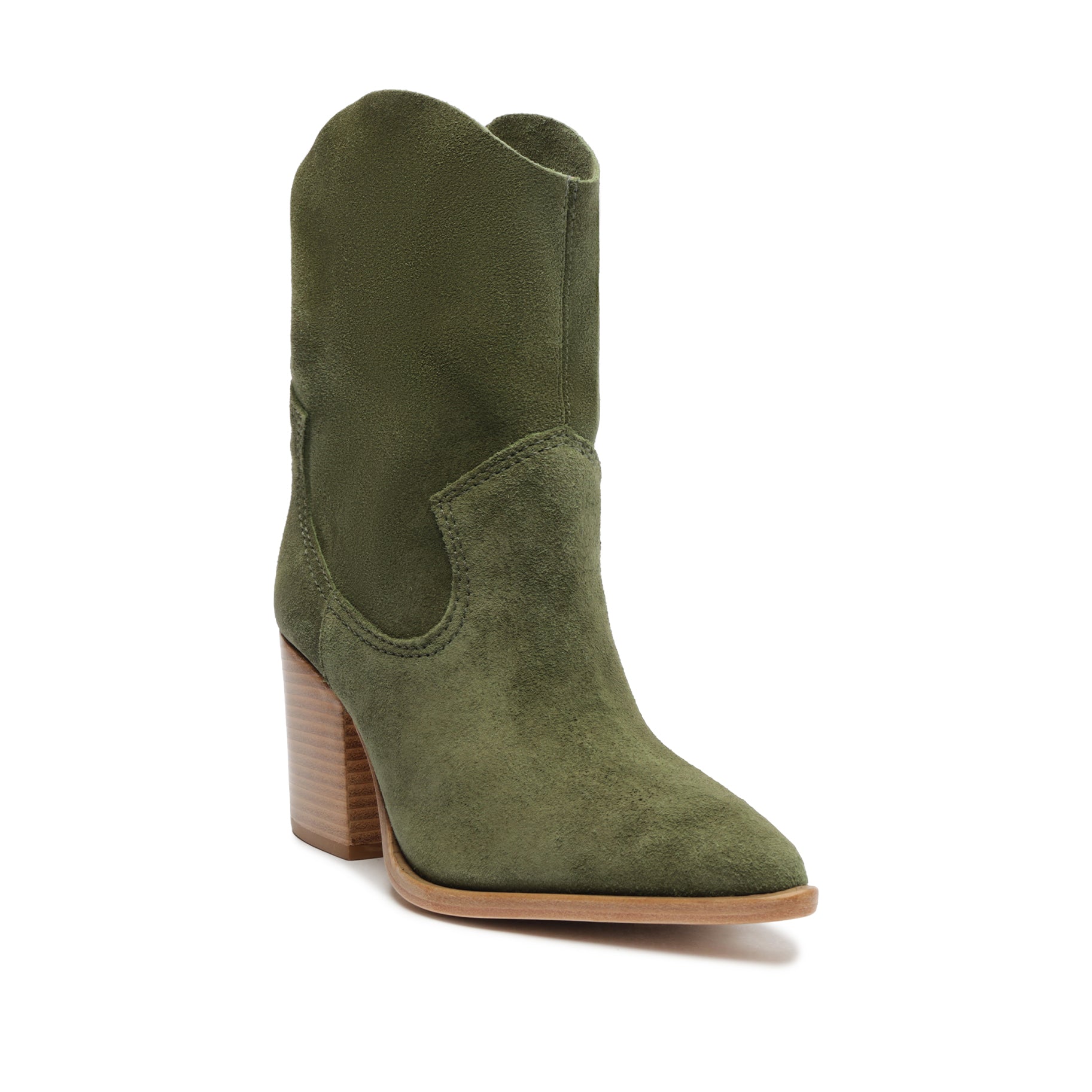 Stylish Tessie Suede Booties for Women - Comfortable Ankle Boots with Chunky Heel | Perfect for Fall, Winter & Casual Outfits