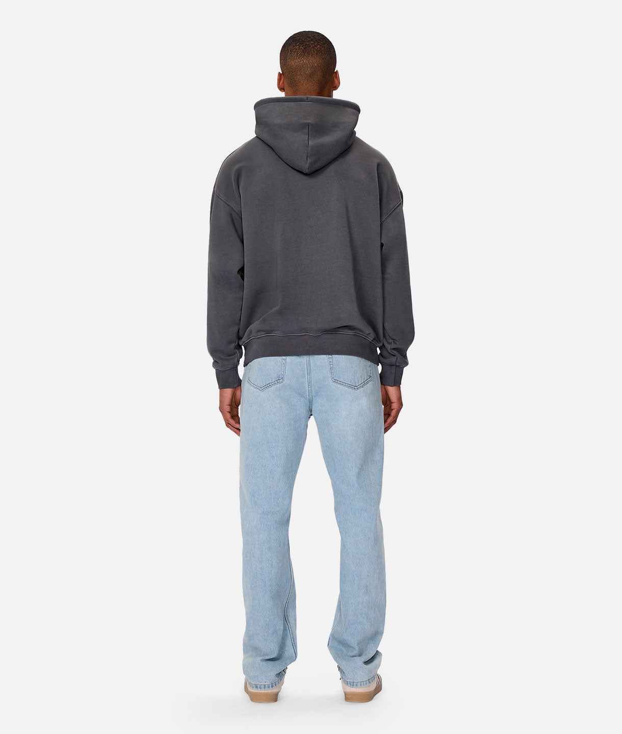 The Del Sur Washed Hoodie - Soft Cotton Slate Grey Pullover for Men & Women | Cozy Casual Wear for Fall & Winter Outdoor Activities