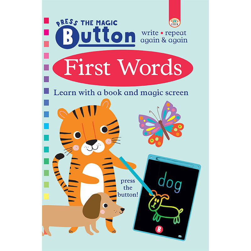 Magic Button: First Words Learning Toy for Toddlers - Interactive Educational Game for Early Childhood Development at Home & Preschool