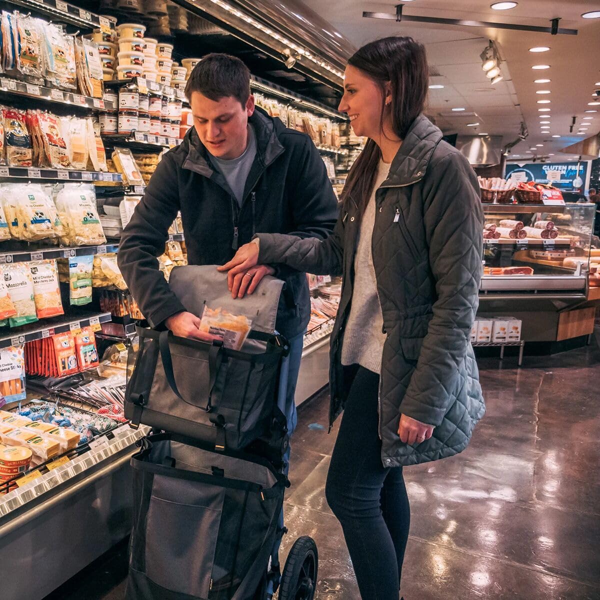 Burley Travoy® Market Bag - Durable & Versatile Grocery Shopping Bag for Bikes - Perfect for Farmers Markets, Commuting & Eco-Friendly Errands