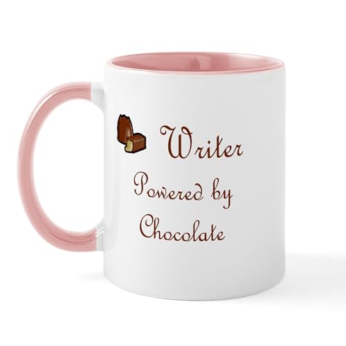 White/Pink Inside - Writer Mug