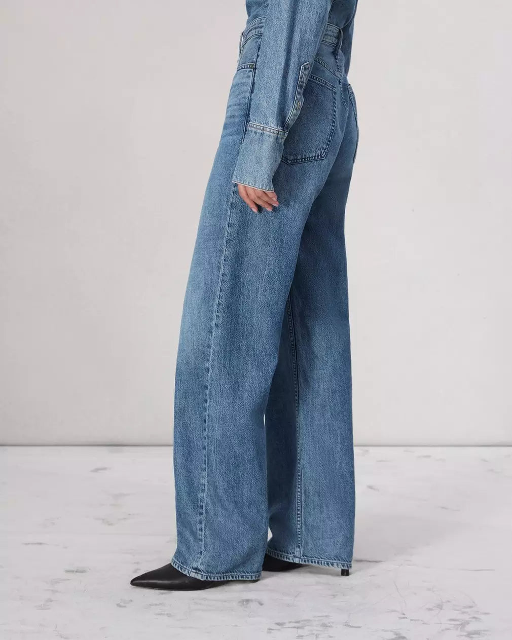 Featherweight Logan Wide Leg Jeans for Women - Comfortable Stretch Denim Pants - Casual & Chic Style for Everyday Wear, Work, and Outings