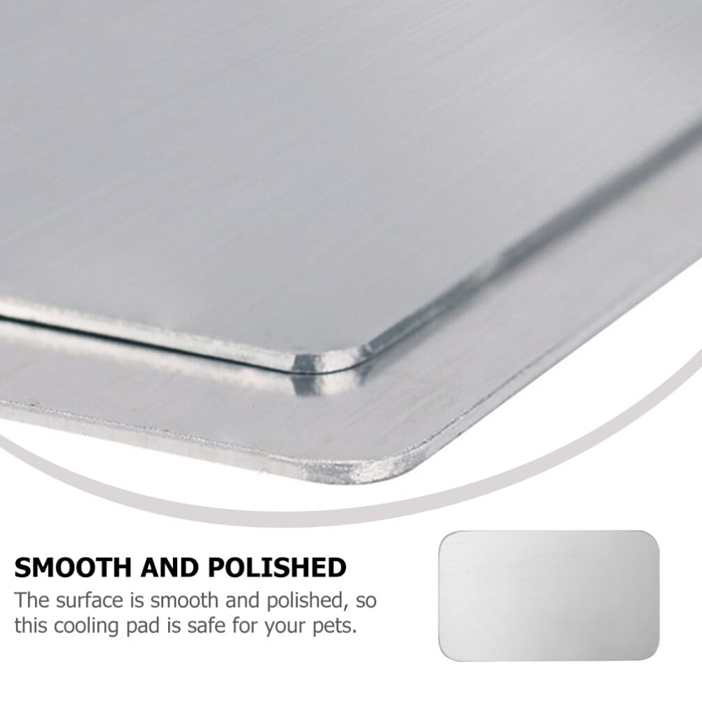 Rabbit Cooling Pad for Small Pets - Hamster, Bunny, Puppy, Kitten & Guinea Pig - Summer Cooling Mat with Bite-Resistant Design - Ice Bed for Keeping Pets Cool in Hot Weather - Perfect for Indoor Cages, Outdoor Playpens & Travel Carriers