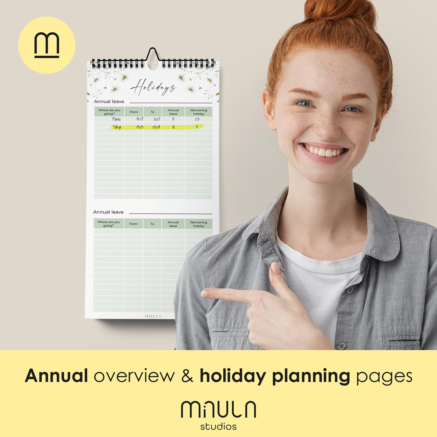 2024-2025 Wall Calendar UK - 18 Month Family Planner from July 2024 to December 2025 - Large Monthly View for Home & Office Organization - Perfect for Scheduling, Holidays & Productivity Planning