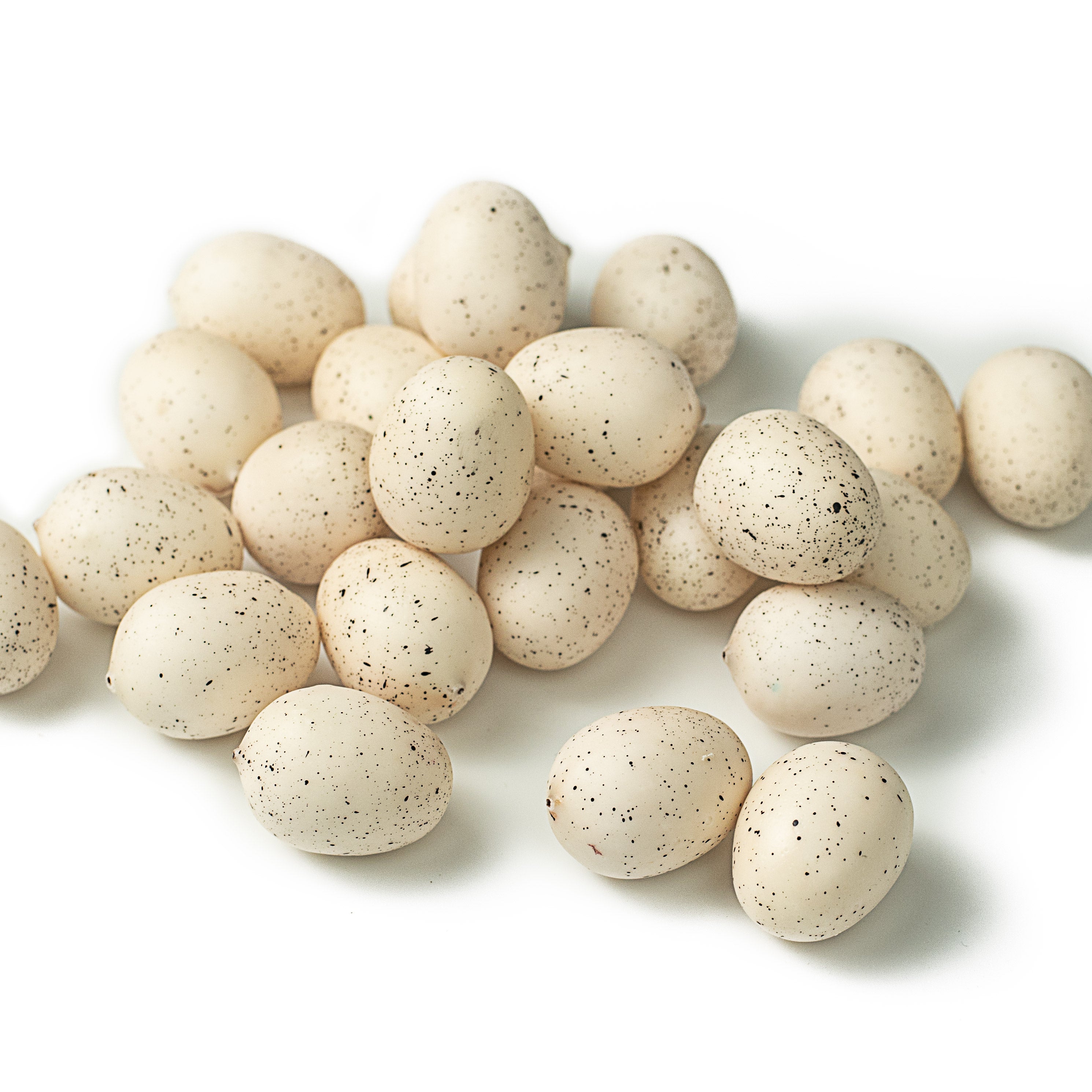 24-Pack Ivory & Black Eggs for Baking, Cooking, and Easter Decorations - Premium Quality Eggs for Home Chefs and Holiday Crafts