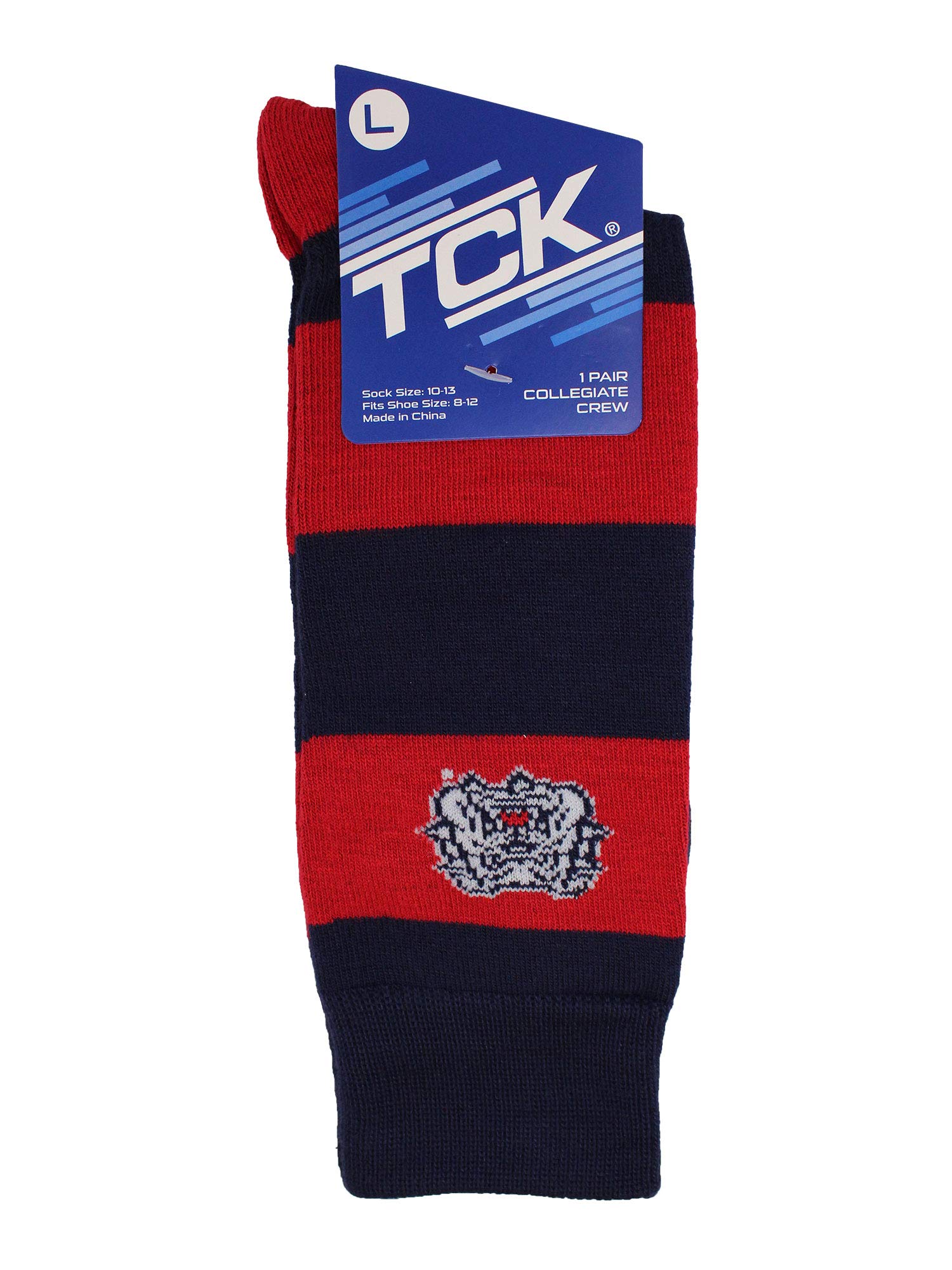 Fresno State Bulldogs Game Day Striped Crew Socks - Officially Licensed College Football Team Socks for Men & Women - Perfect for Game Day, School Spirit, and Fan Gifts