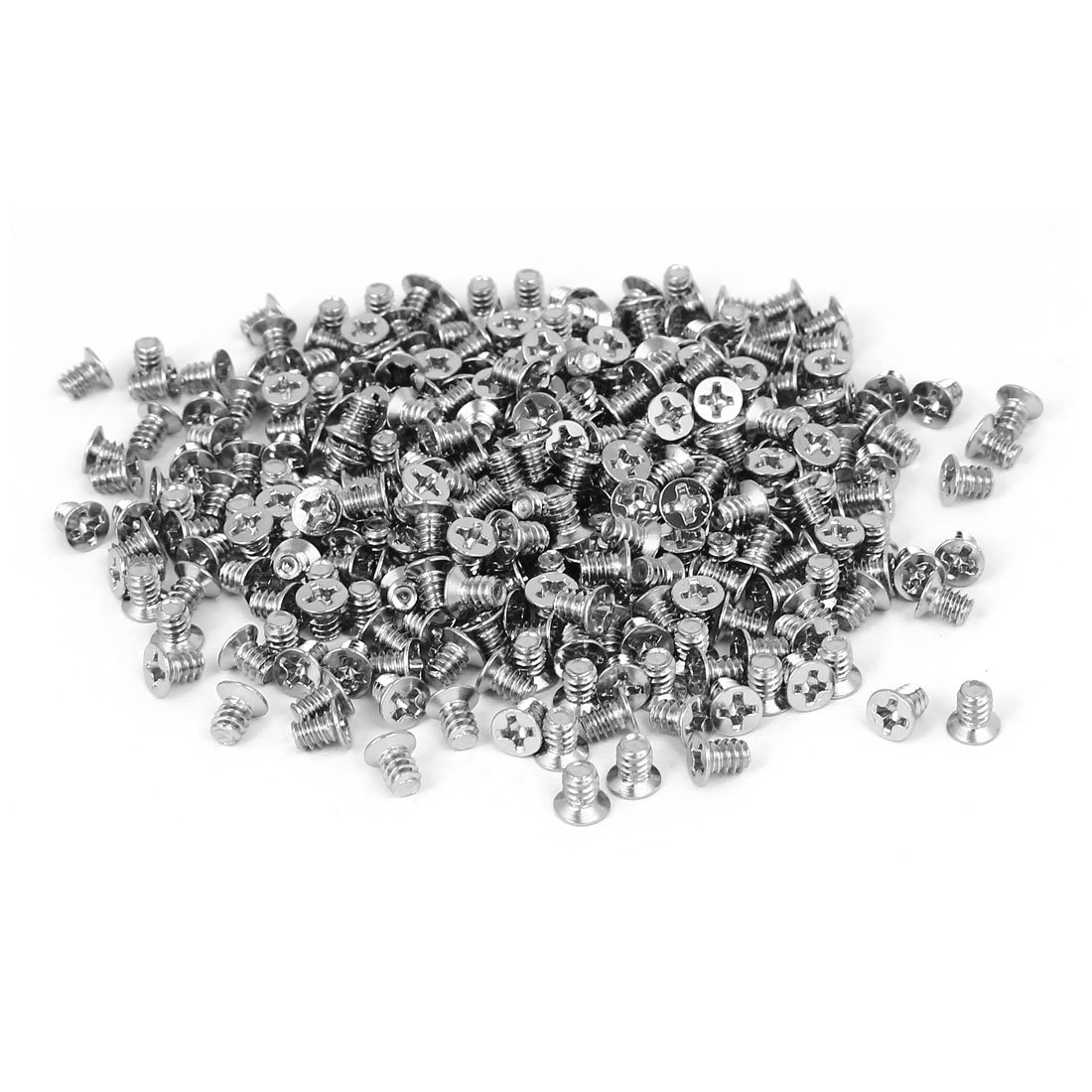 uxcell 300pcs 6#-32 Flat Phillips Head Hard Drive Screws for PC Computer Case - Perfect for SSD/HDD Installation and PC Build Upgrades