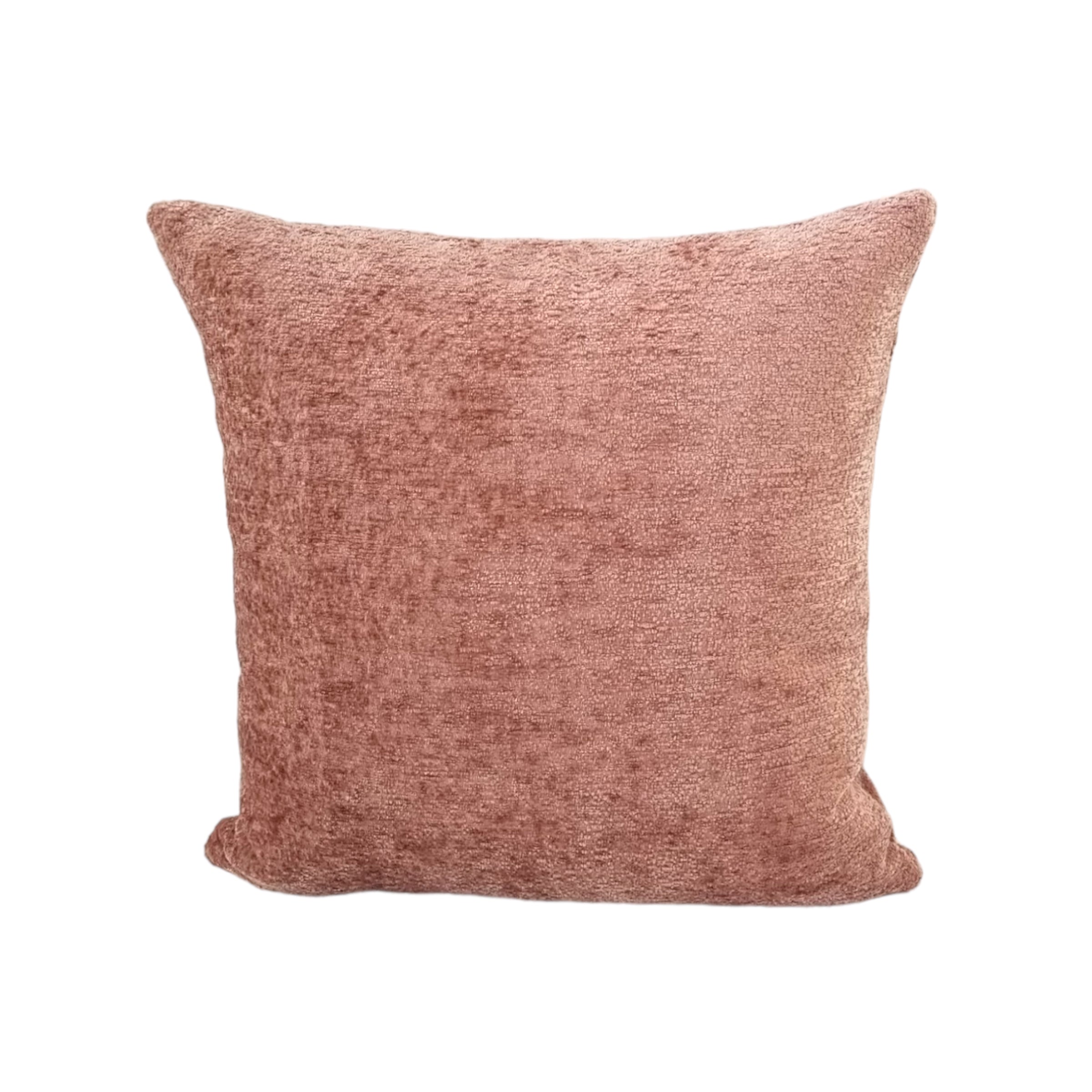 17x17 Blush Text Throw Pillow - Soft Decorative Cushion for Sofa, Bed & Home Decor