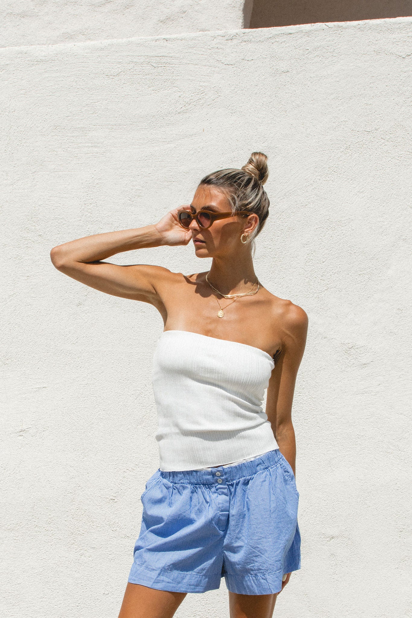 High Noon Ribbed Sweater Tube Top for Women - Stretchy Knit Crop Top - Fashionable Winter Layering Piece - Perfect for Parties, Date Nights & Casual Outfits