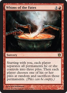 Magic The Gathering Whims of The Fates (115/165) Born of The Gods Foil Card - MTG Booster Pack Rare Collectible Trading Card Game for Deck Building & Strategy Games