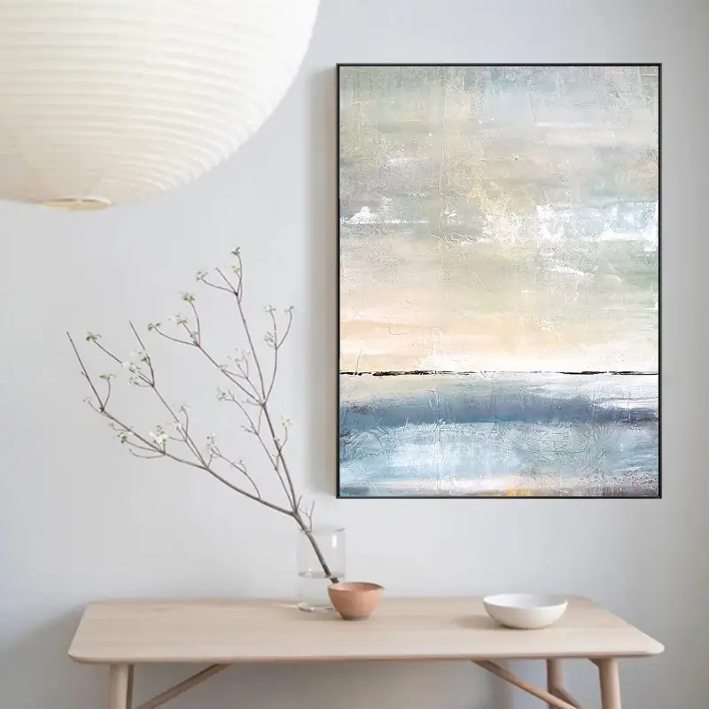 Ocean and Sky Painting #OS 012 - Stunning Seascape Wall Art for Home & Office Decor - Perfect for Living Room, Bedroom or Beach House