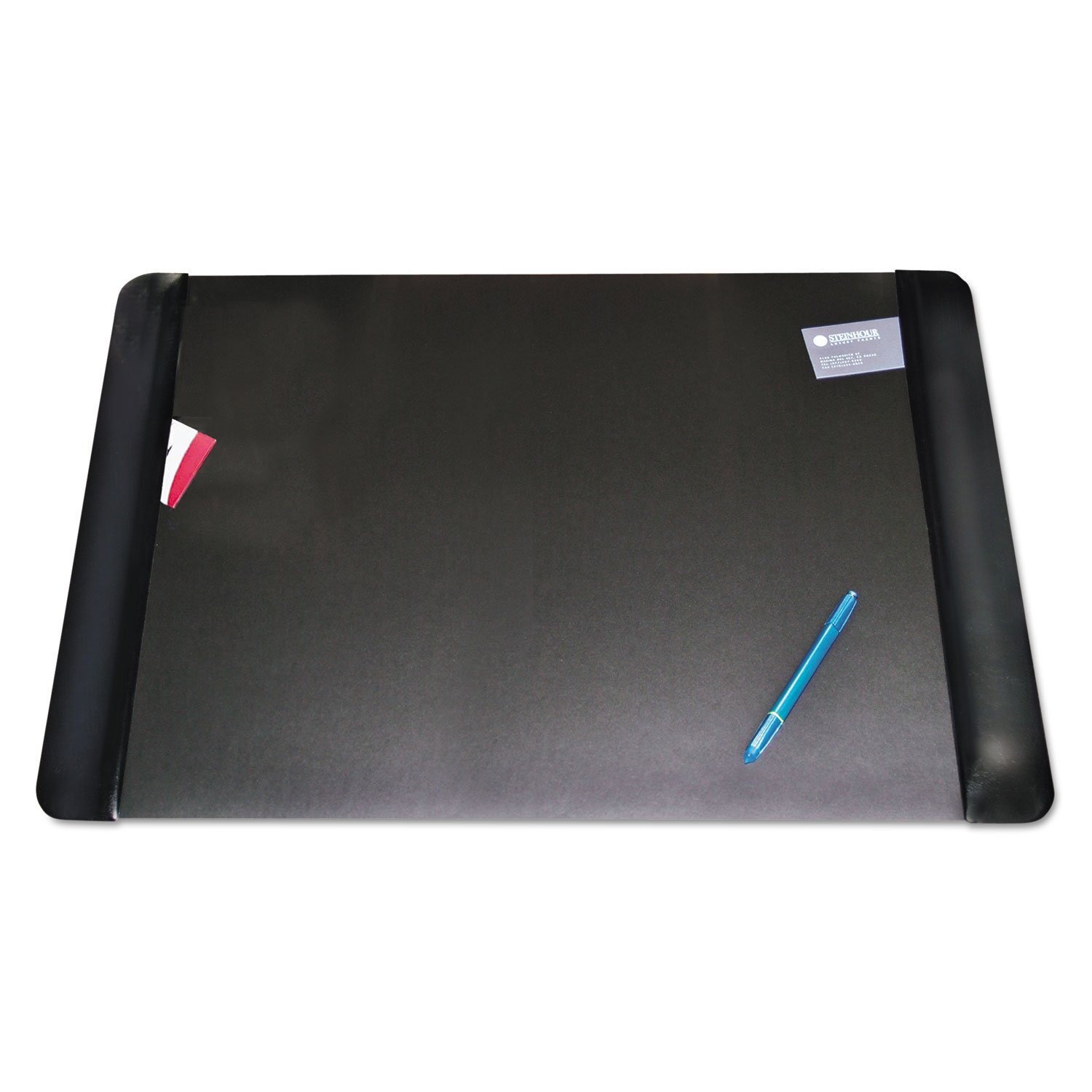 Premium Executive Desk Pad with Leather-Like Side Panels - Non-Slip Office Desk Mat for Writing & Computer Work - Perfect for Home Office & Professional Workspaces