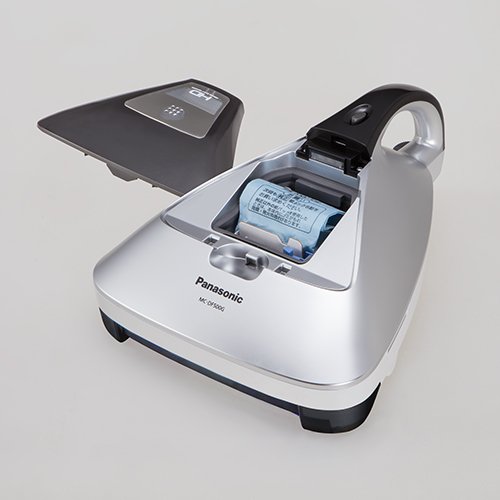 Panasonic MC-DF500G-S Silver Futon Vacuum Cleaner with Dust Sensor | Paper Bag Type | Ideal for Bedspreads, Mattresses & Home Dust Removal