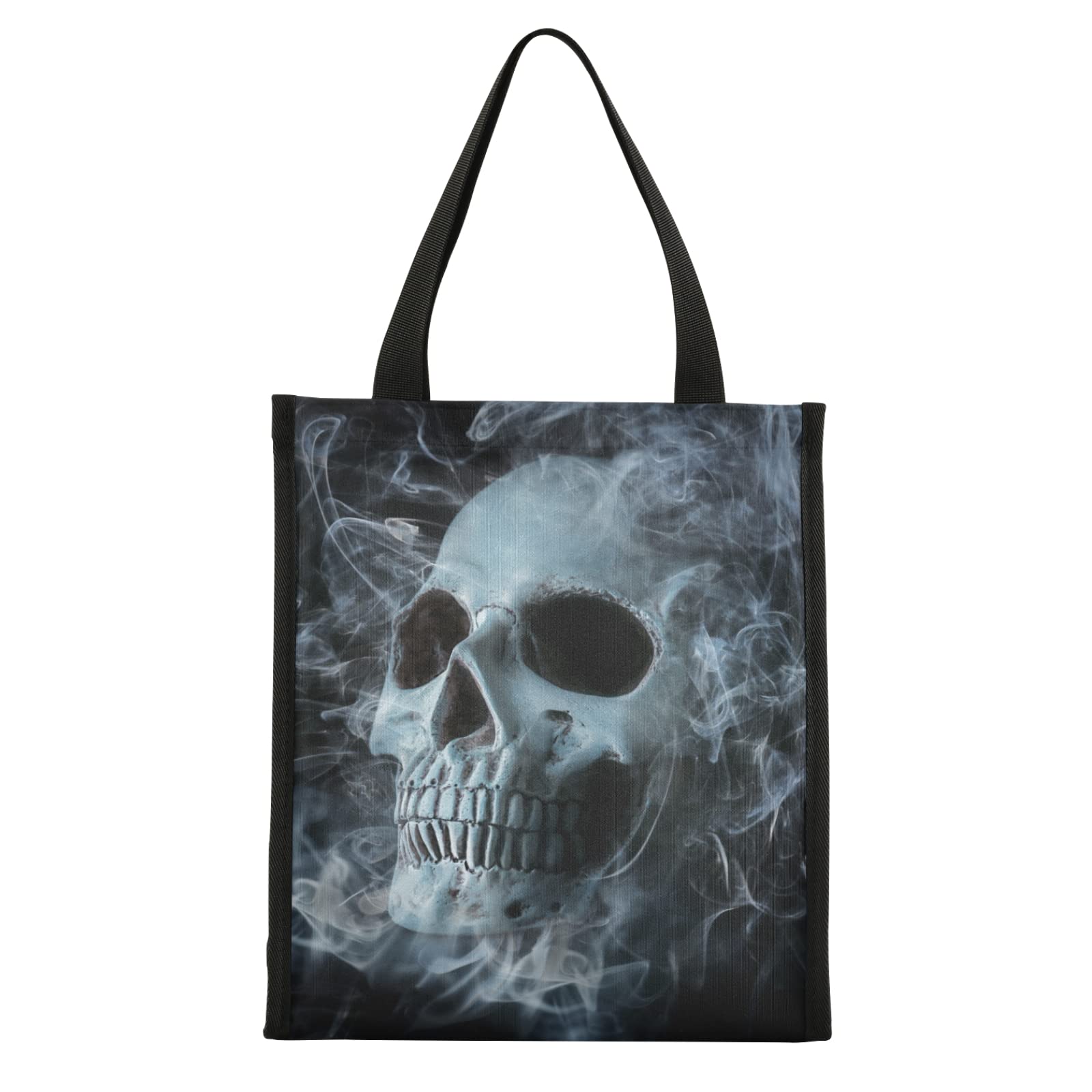 Gothic Skull Fog Insulated Lunch Bag for Women & Girls - Thermal Cooler Tote for Work, School, Picnic, Beach & Park - Stylish Lunch Box (Model 20242377)