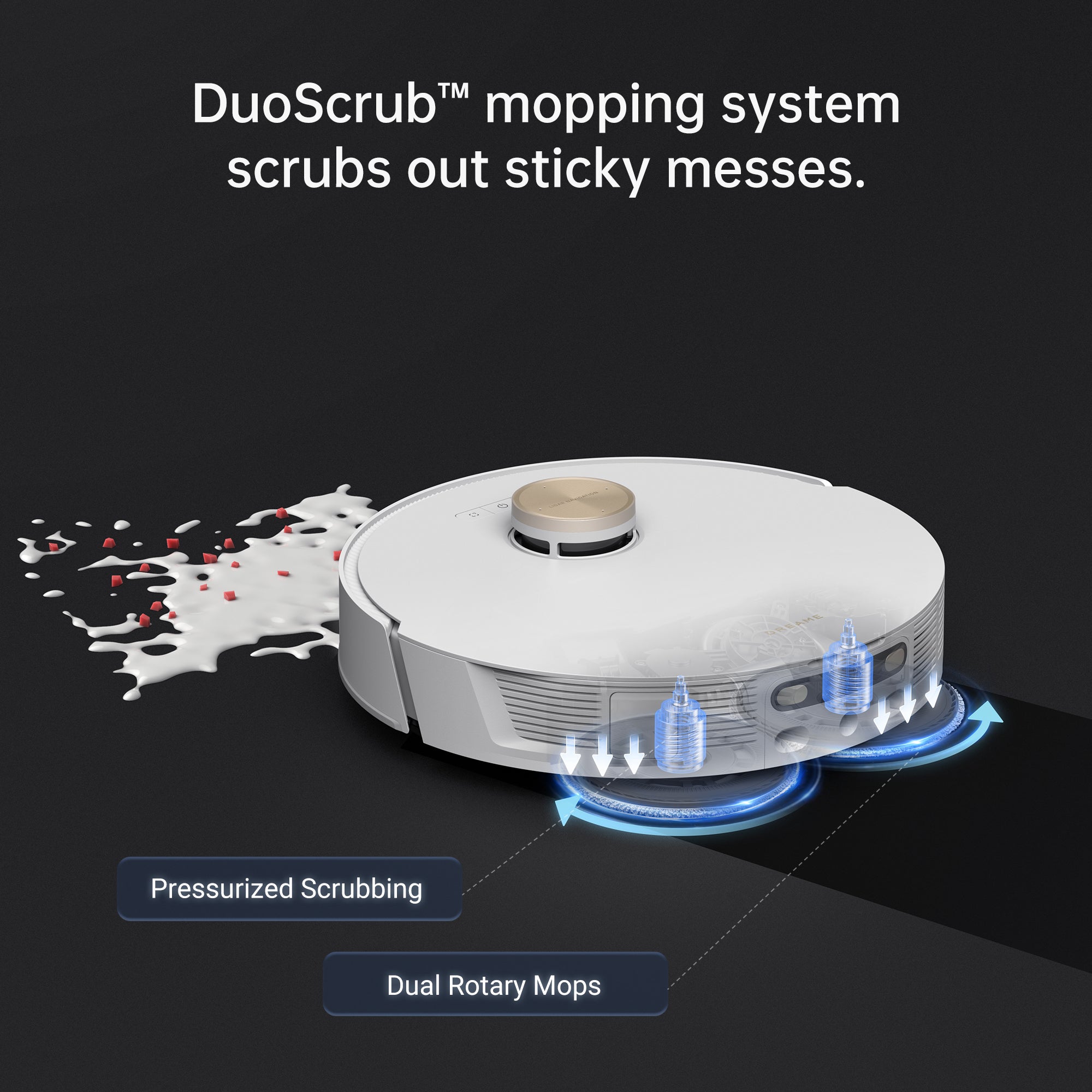 Dreame L20 Ultra Robot Vacuum and Mop Cleaner with Auto Mop Cleaning & Drying, Self-Refilling & Self-Emptying Base Station - Smart Home Cleaning for Hardwood Floors, Carpets & Pet Hair Removal