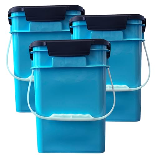 Aqua - Black lids