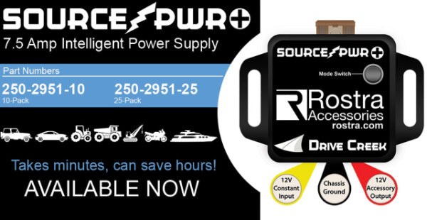 Rostra 250-2951 Programmable Power Interface Module with Auto Shutoff - Ideal for Car Audio, Security Systems & Vehicle Accessories
