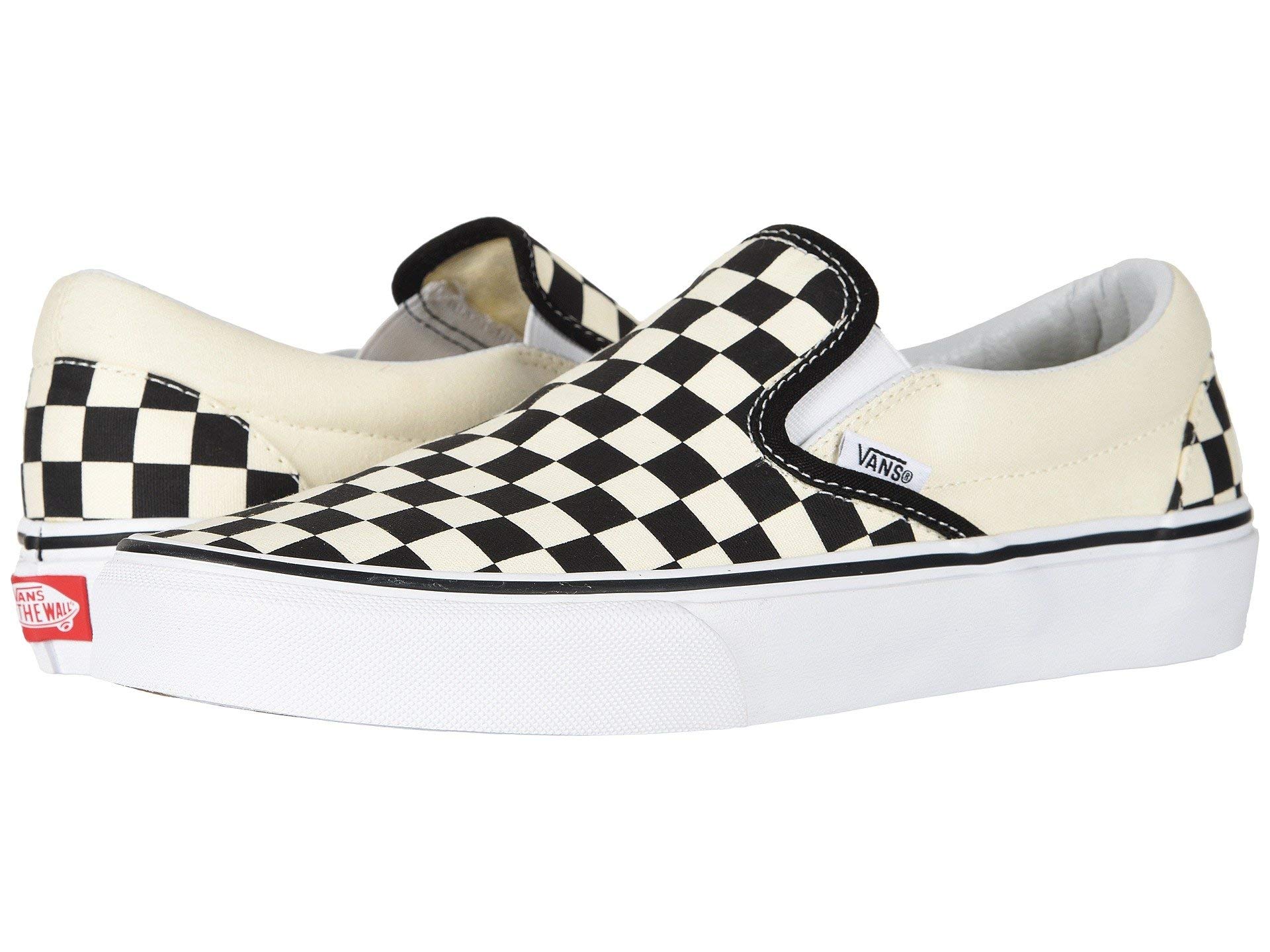 Vans Classic Slip-On Sneakers for Men & Women - Comfortable Canvas Casual Shoes for Skateboarding, Walking & Everyday Wear
