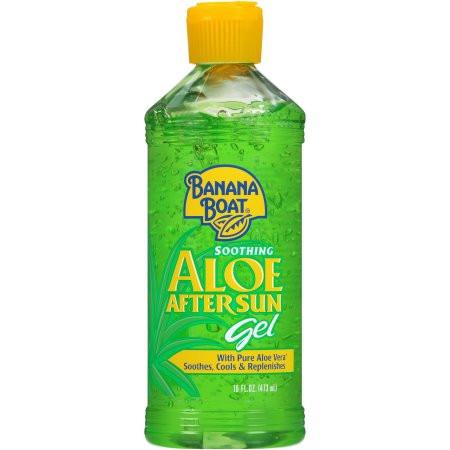 Banana Boat Aloe Vera Gel for Sunburn Relief & Skin Hydration - Soothing After Sun Care for Face & Body - Perfect for Sunburn, Dry Skin & Post-Tanning