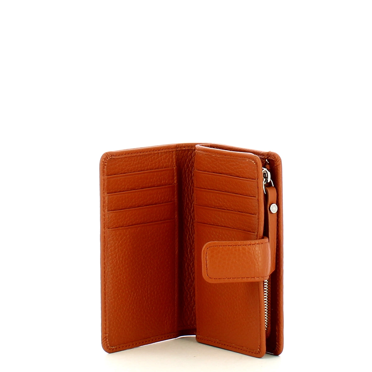 Gianni Chiarini Genuine Leather Grain Caramello Wallet for Women - PF WBW13757 GRN - Perfect for Everyday Use & Gift Giving