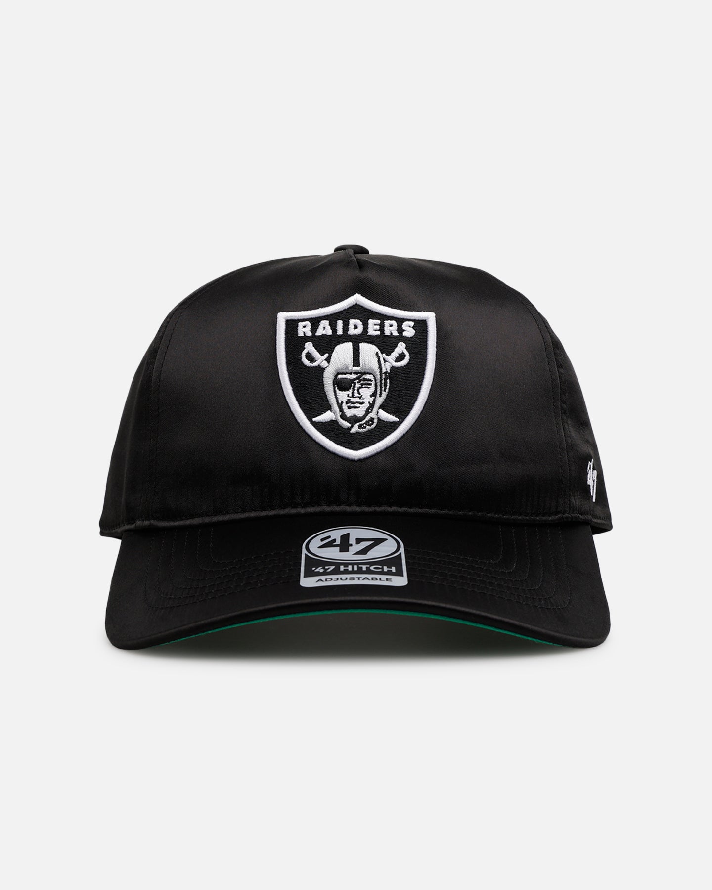 47 Brand Las Vegas Raiders 'Silky Way' Snapback Hat - Black Adjustable Baseball Cap for Men & Women - Perfect for Game Day, Sports Events & Casual Wear