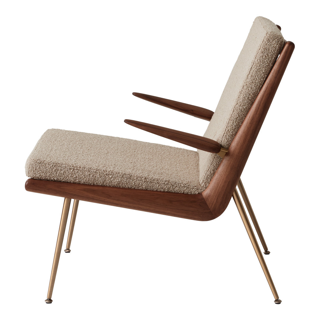 Boomerang HM2 Lounge Chair with Arms - Modern Comfort for Living Room, Office & Patio - Ergonomic Design for Relaxation & Style