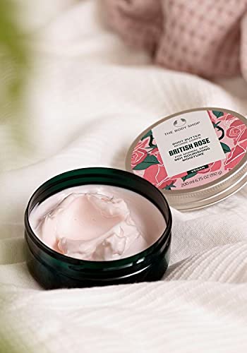 The Body Shop British Rose Body Butter - 50ml | Hydrating & Nourishing Dry Skin | Perfect for Daily Moisturizing & Pampering