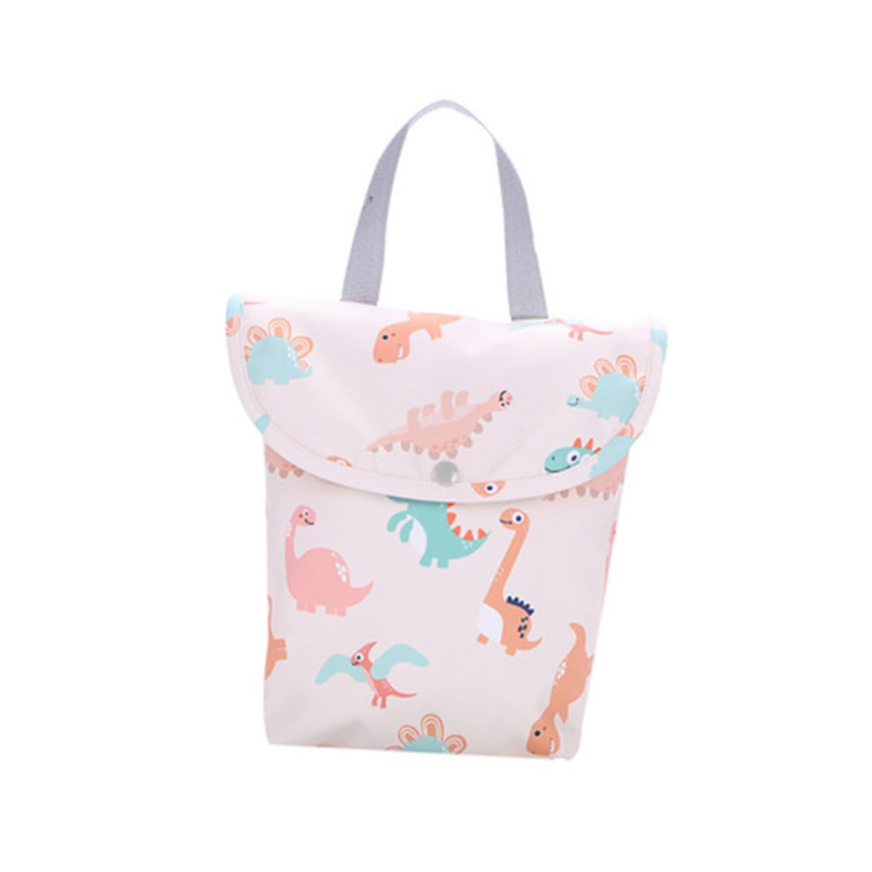 Totority Waterproof Diaper Bag for Moms - Reusable Wet Clothes & Washable Diaper Organizer - Polyester Travel Baby Essentials for Outdoor, Park & Shopping Trips