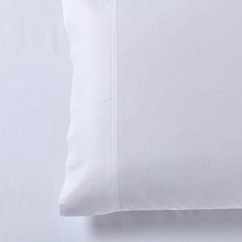Premium Silky Cotton & Bamboo Blend King Size Pillowcase Set (2 Pack) - Soft, Breathable & Hypoallergenic for Ultimate Comfort - Perfect for Bedroom, Hotel & Travel Use