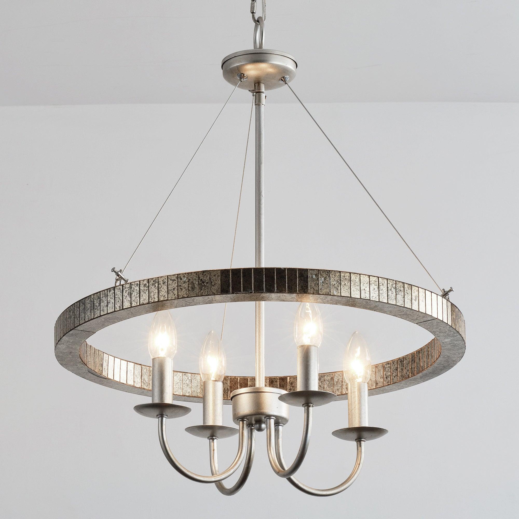 Modern 4-Light Iron Pendant Lighting with Acrylic Lens - Perfect for Kitchen Island, Dining Room, and Living Room Decor