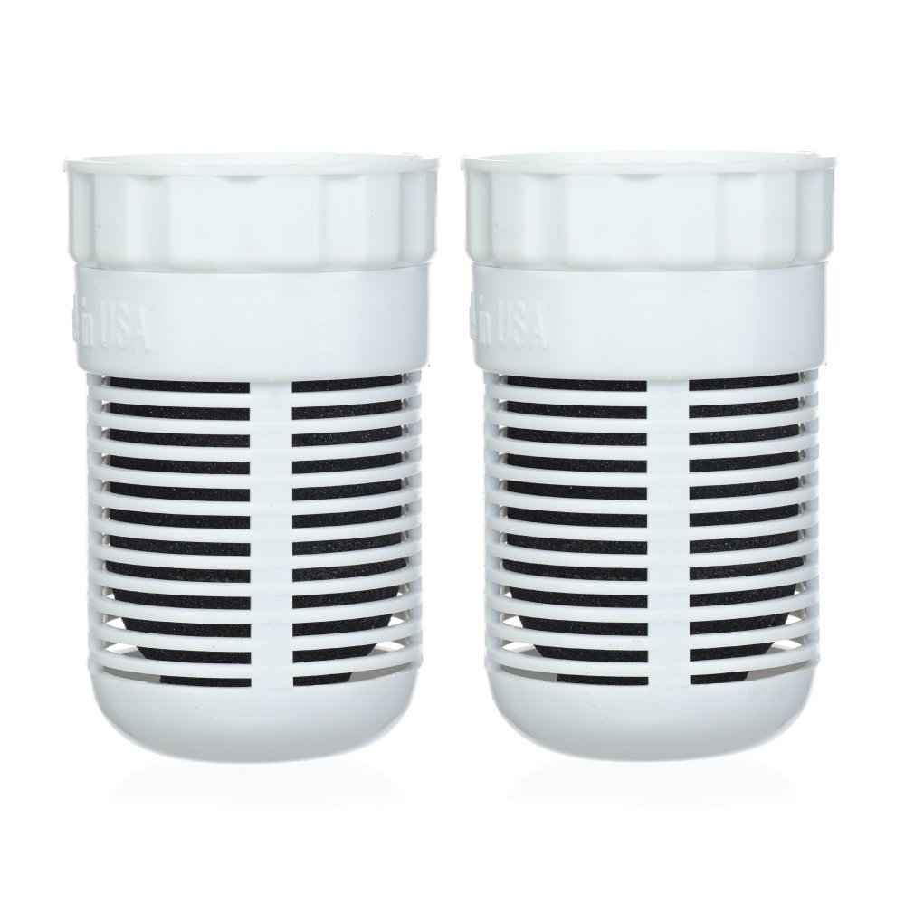 Seychelle pH2O Alkaline Water Filter Pitcher Replacement Cartridges - 2 Pack for Clean, Healthy Drinking Water at Home & Office