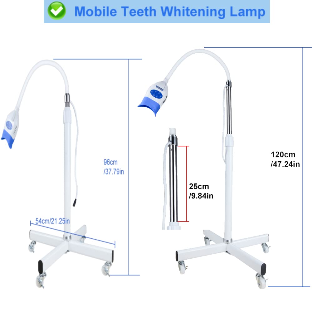 Professional LED Teeth Whitening Machine with 36W Cold Light & Remote Control - Fast Dental Whitening Accelerator for Home Use, 110V - Perfect for Smile Brightening & Special Occasions