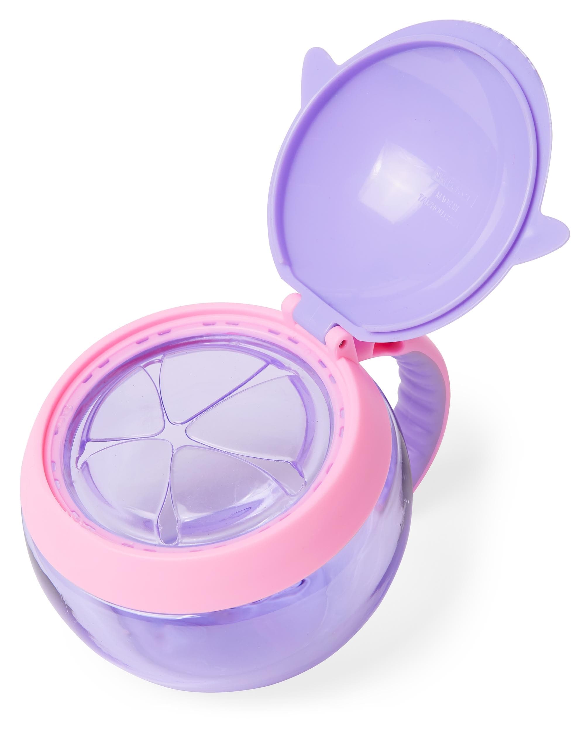 Skip Hop Zoo Snap Cup - Insulated Toddler Sippy Cup with Leak-Proof Lid & Easy-Grip Handles - Perfect for Daycare, Travel & On-the-Go Hydration