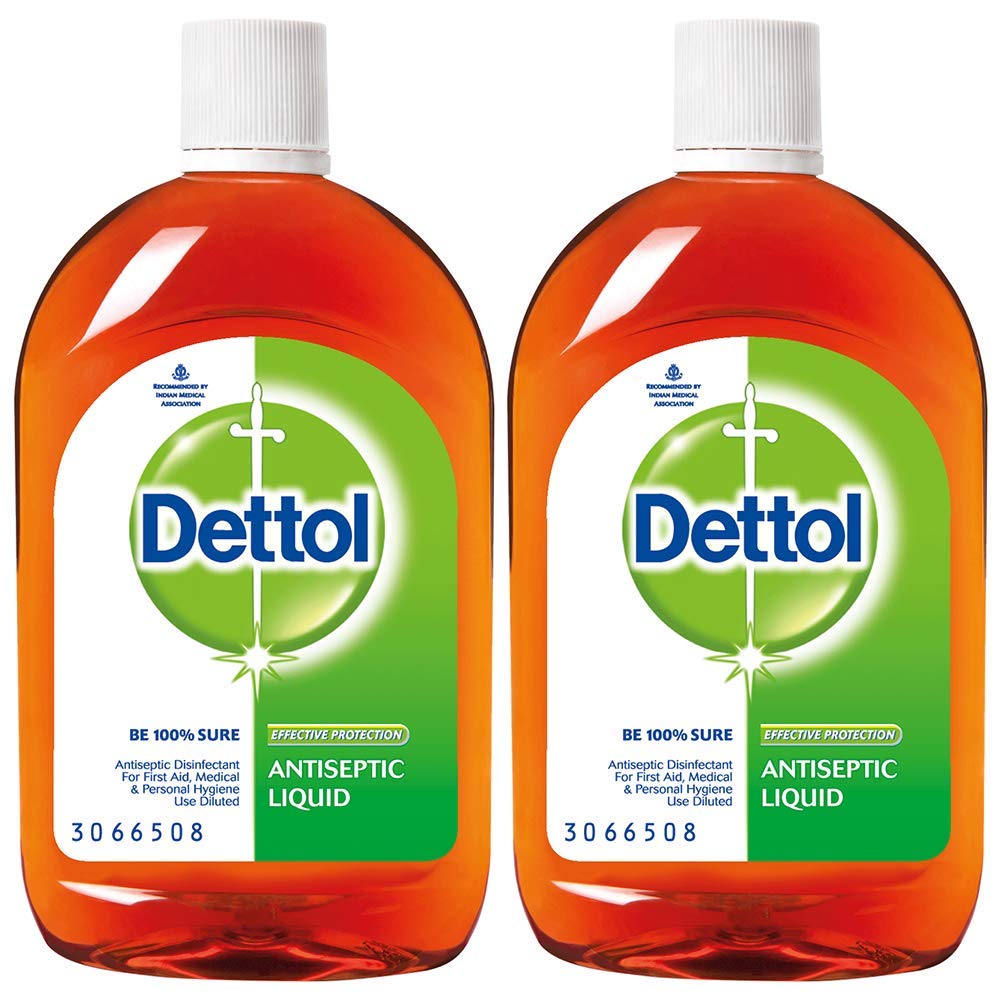 Dettol Antiseptic Liquid 550ml - First Aid, Surface Disinfection & Personal Hygiene | Refreshing Body Wash & Shower Gel 250ml for Men & Women | Soap-Free, 12-Hour Odor Protection | Ideal for Home, Gym & Travel Use