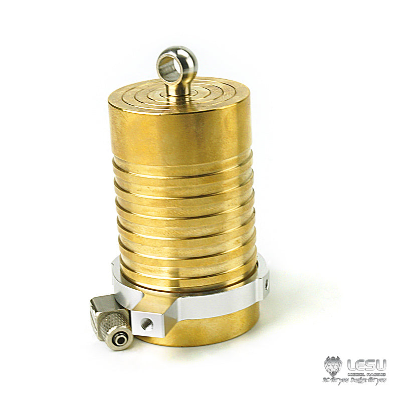 155MM/215MM LESU Brass Hydraulic Lift Cylinders with Brushless ESC Hydraulic Pump Motor Set - Compatible with 1/14 Scale RC TAMIYA Dump Truck Models | Heavy Duty Construction Vehicle Simulation & DIY RC Car Upgrades