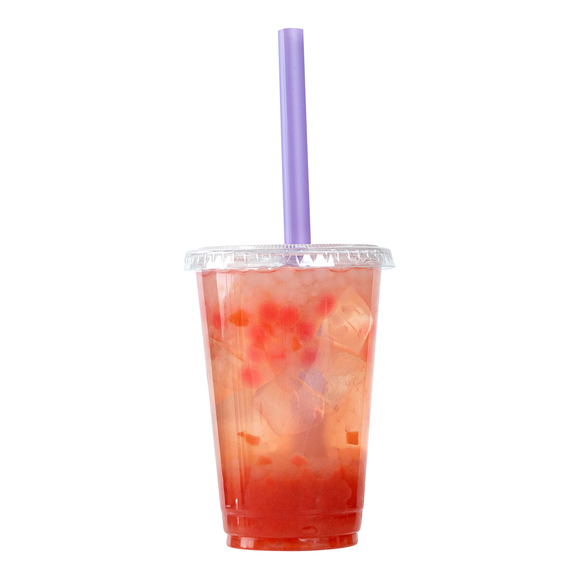Eco-Friendly Extra Wide Purple PLA Boba Straws - 9